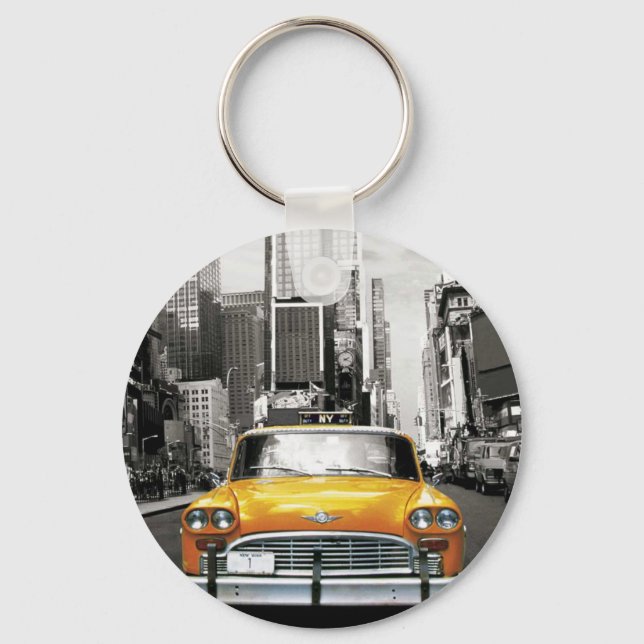 I Love NYC - New York Taxi Keychain (Front)