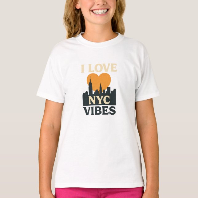 I Love NYC Vibes T-Shirt (Front)