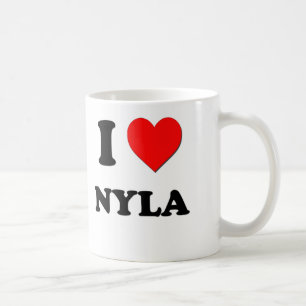 I Love Nyla Coffee Mug