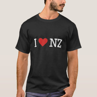 I love NZ (for dark t) T-Shirt