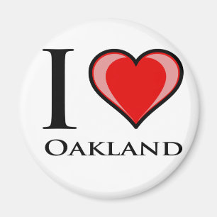 I Love Oakland Magnet
