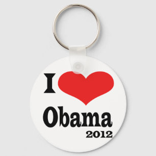 I Love Obama4x4 Keychain