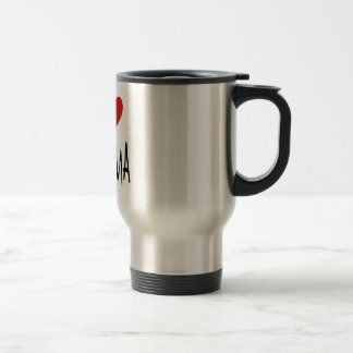 I LOVE OBAMA TRAVEL MUG
