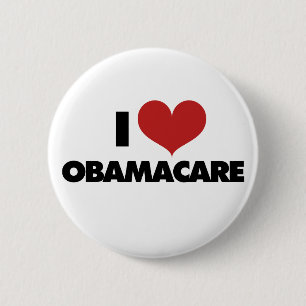 I Love Obamacare 2 Inch Round Button