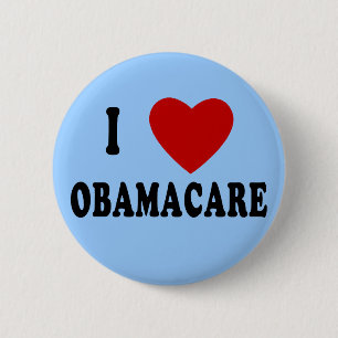 I LOVE OBAMACARE T-shirts, Hoodies, Mugs 2 Inch Round Button