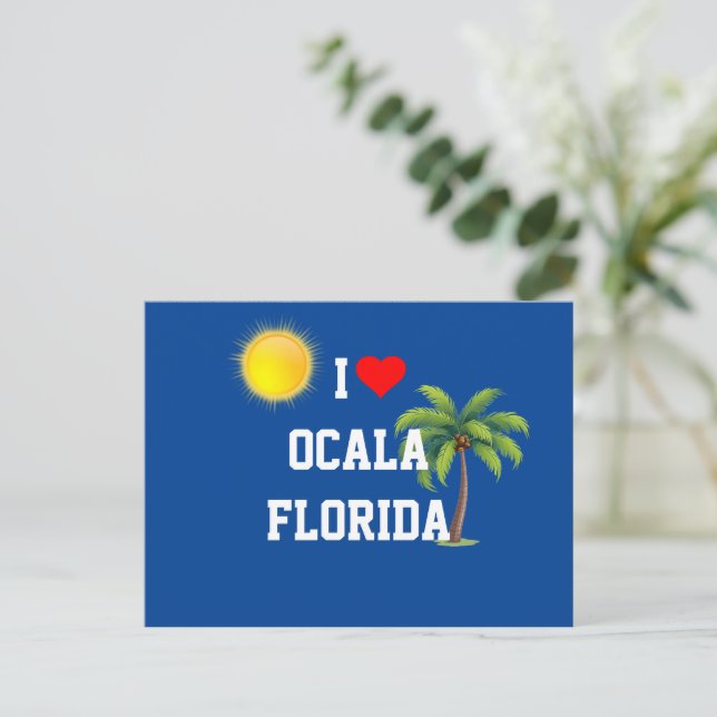 I Love Ocala, Florida Postcard (Standing Front)