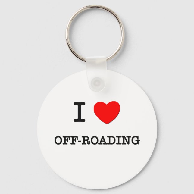 I LOVE OFF-ROADING KEYCHAIN (Front)