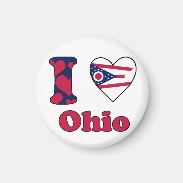 I love Ohio Magnet (Front)