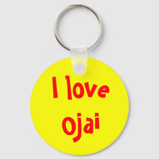 I love Ojai Keychain