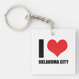 I love Oklahoma city Keychain