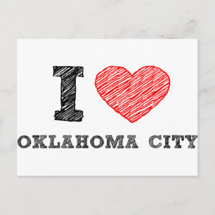 I Love Oklahoma City Postcard