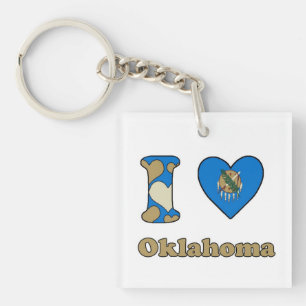 I love Oklahoma Keychain