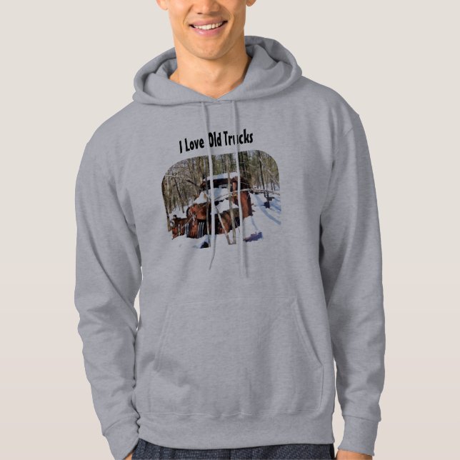 I Love Old Trucks Sweatshirt (Front)