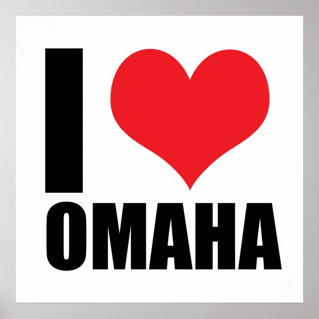 I love Omaha Poster (Front)