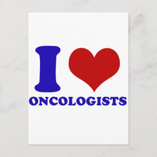 I love oncologists design postcard