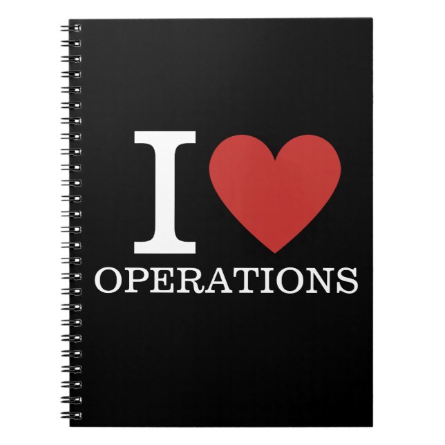 I ❤️ Love Operations - Opérations Dept - Carnet (Devant)