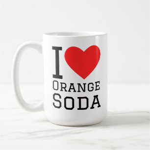 I love orange soda coffee mug