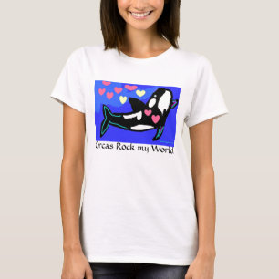 I Love Orca Whales T-Shirt