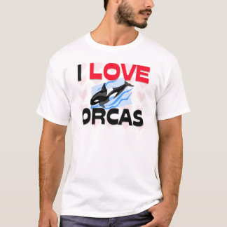 I Love Orcas T-Shirt