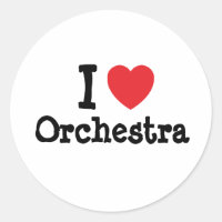 I love Orchestra heart custom personalized