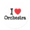 I love Orchestra heart custom personalized