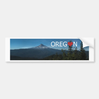 I Love Oregon Bumper Sticker