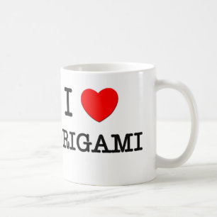 I LOVE ORIGAMI COFFEE MUG