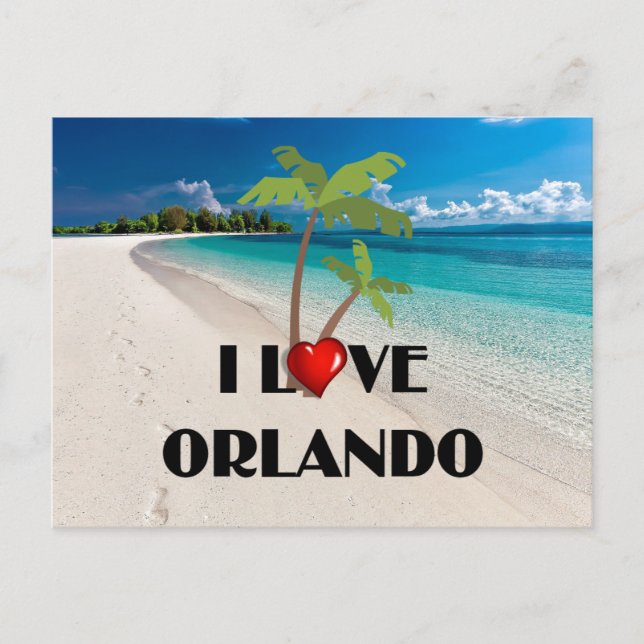 I Love Orlando, Florida Postcard (Front)
