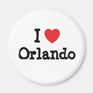 I love Orlando heart custom personalized Magnet