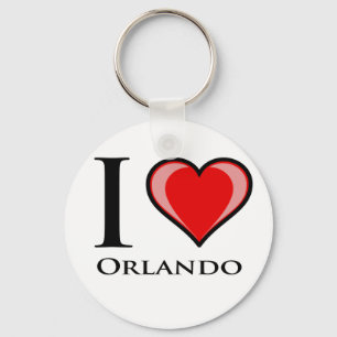 I Love Orlando Keychain
