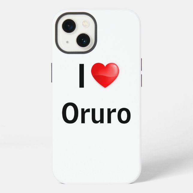 I love Oruro iPhone Case (Back)
