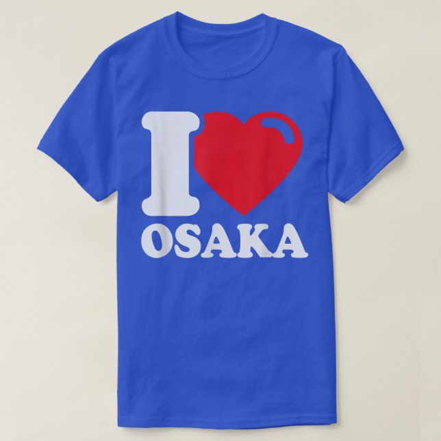 I Love Osaka  T-Shirt (Design Front)
