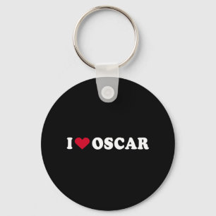 I LOVE OSCAR KEYCHAIN