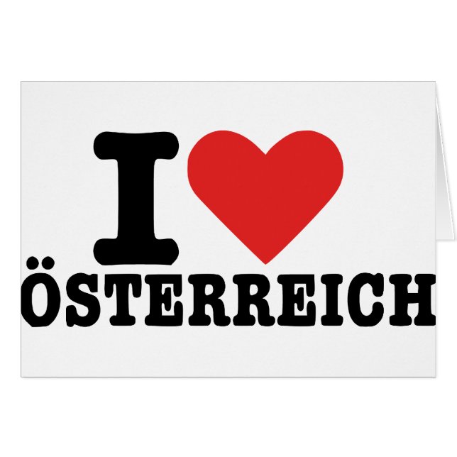 I love Österreich - Austria (Front Horizontal)