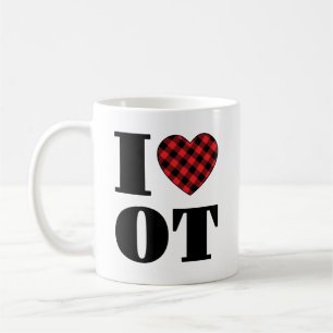 I Love OT Occupational Therapy Coffee Mug