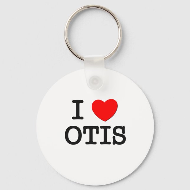 I Love Otis Keychain (Front)