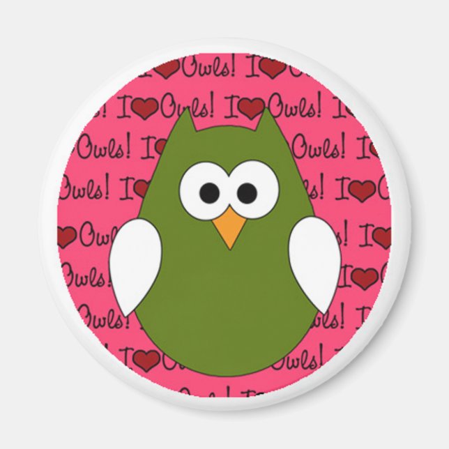 I Love owds Magnet (Devant)
