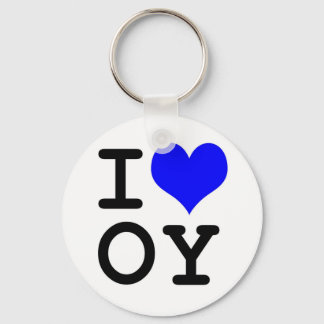I Love Oy Keychain