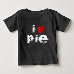 I love P I E   Heart custom text PIE KIDS Baby T-S Baby T-Shirt