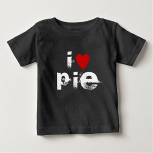I love P I E   Heart custom text PIE KIDS Baby T-S T-Shirt
