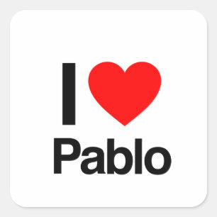 i love pablo square sticker