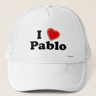 I Love Pablo Trucker Hat