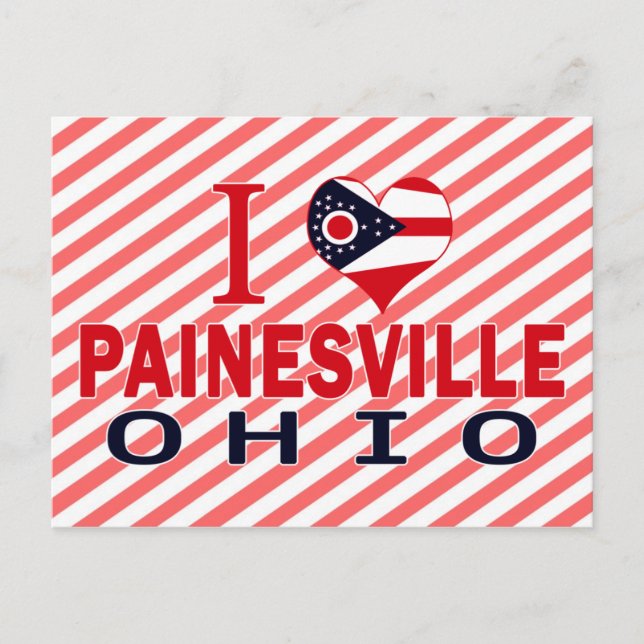 I love Painesville, Ohio Postcard (Front)