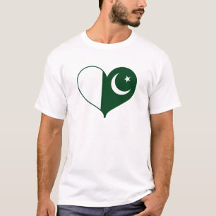 I Love Pakistan Flag T-Shirt
