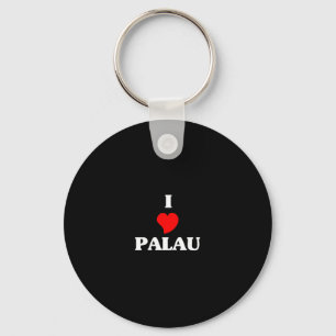 I Love Palau Keychain