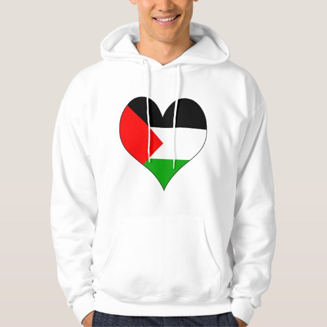 I Love Palestine Hoodie (Front)