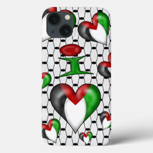 I love Palestine I Heart Palestine iPhone 13 Case