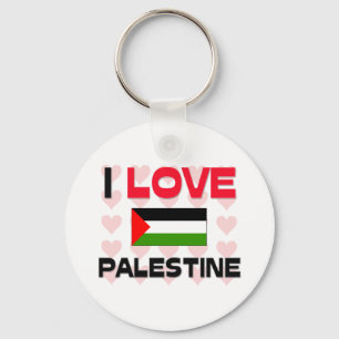 I Love Palestine Keychain
