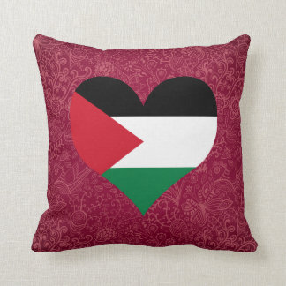 I Love Palestine Throw Pillow