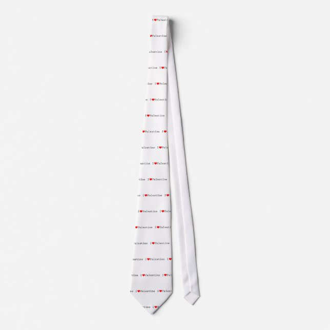I love Palestine Tie (Front)